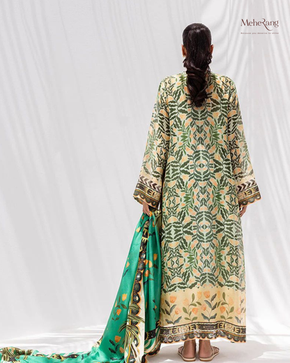 Qala - 3 piece suit (Green)